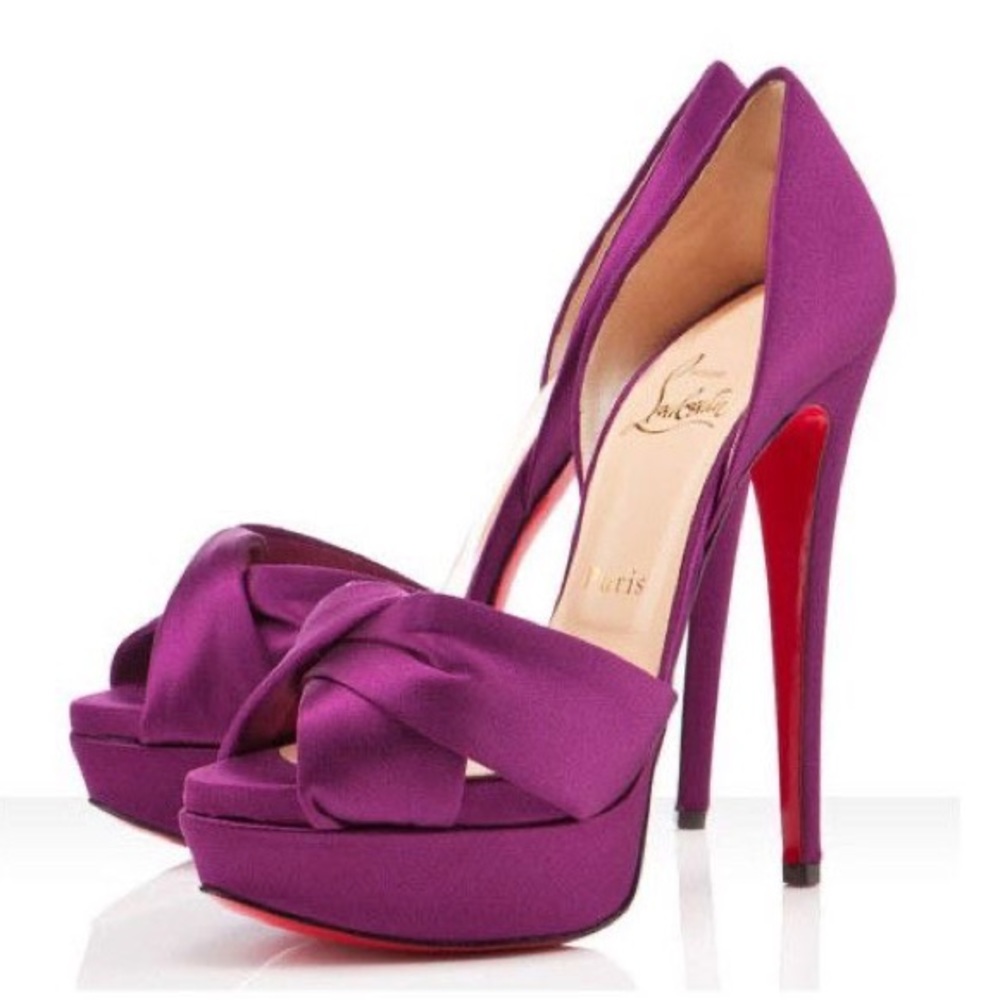 💔Sold💔 Christian Louboutin Volpi Satin 150 Size 37.5